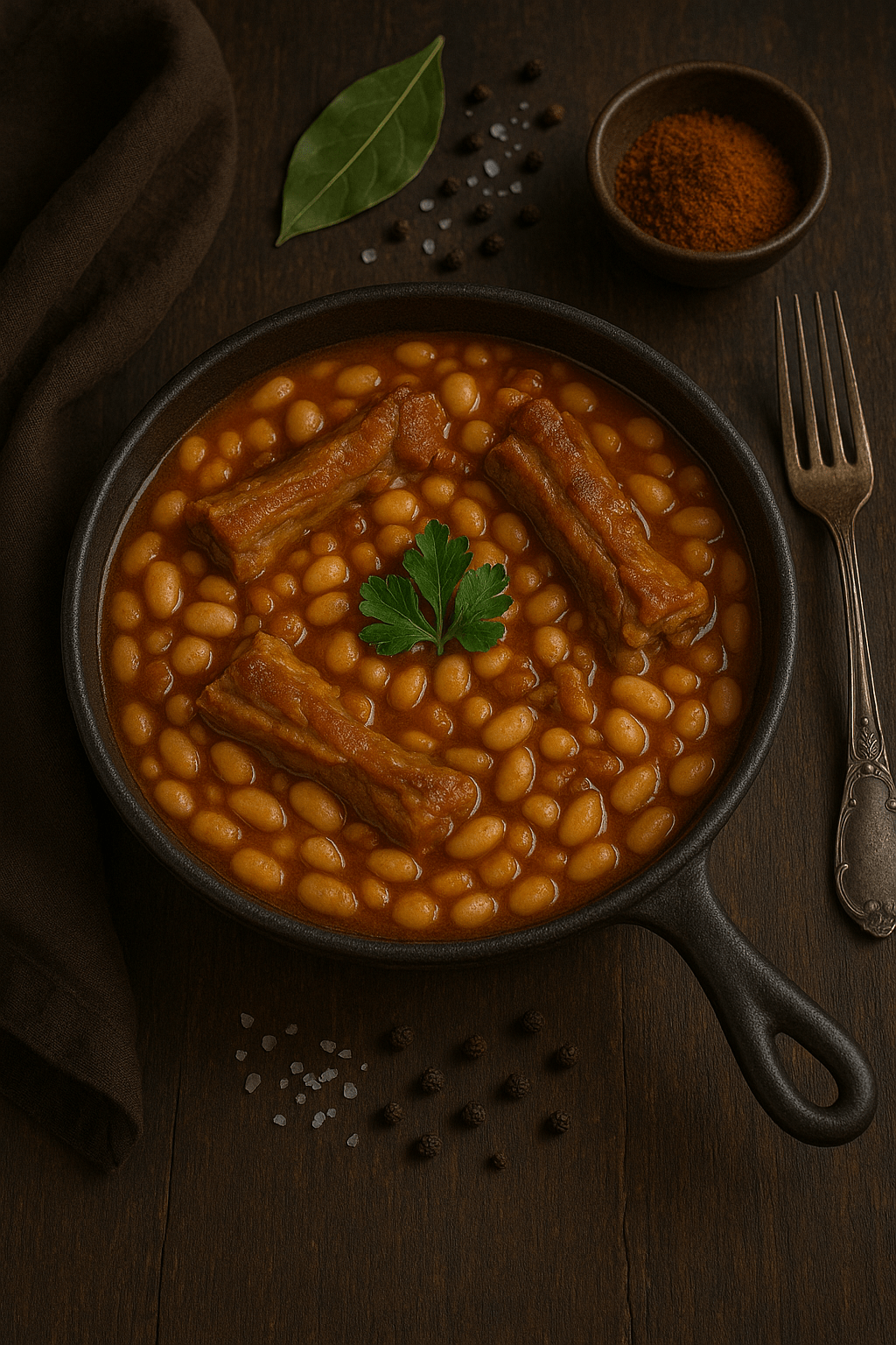 Guiso de alubias con&nbsp;costilla