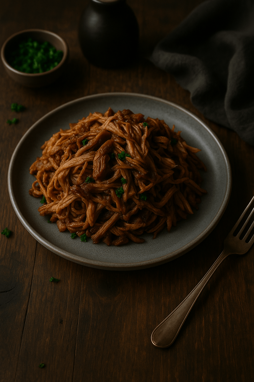 Cerdo desmenuzado estilo pulled&nbsp;pork