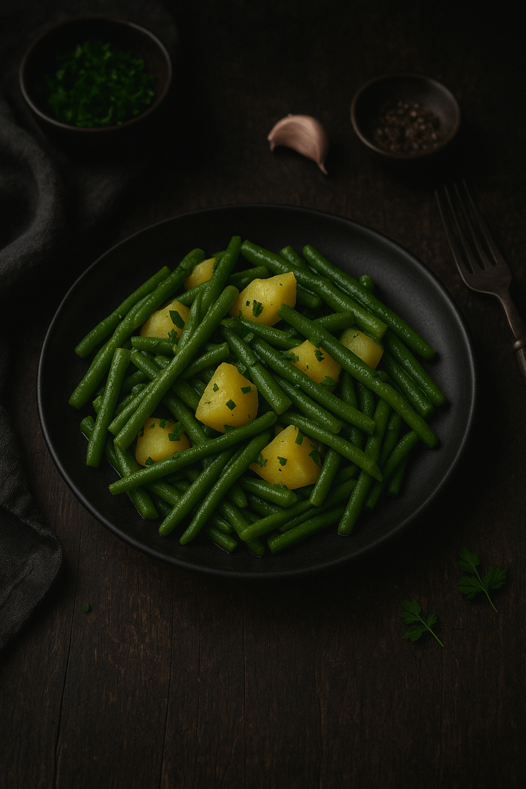 Ensalada tibia de judías verdes y&nbsp;patata