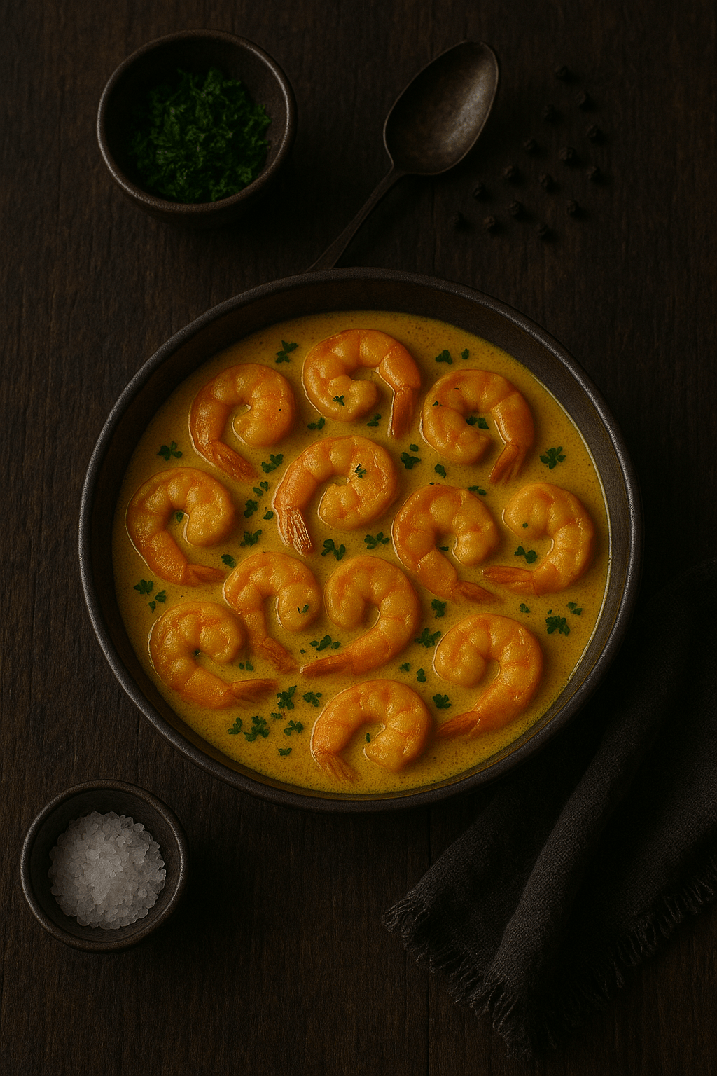 Gambas al curry&nbsp;suave