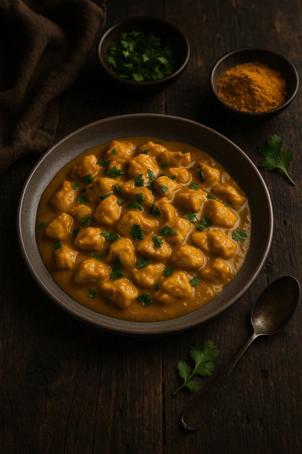 Pollo con curry&nbsp;suave