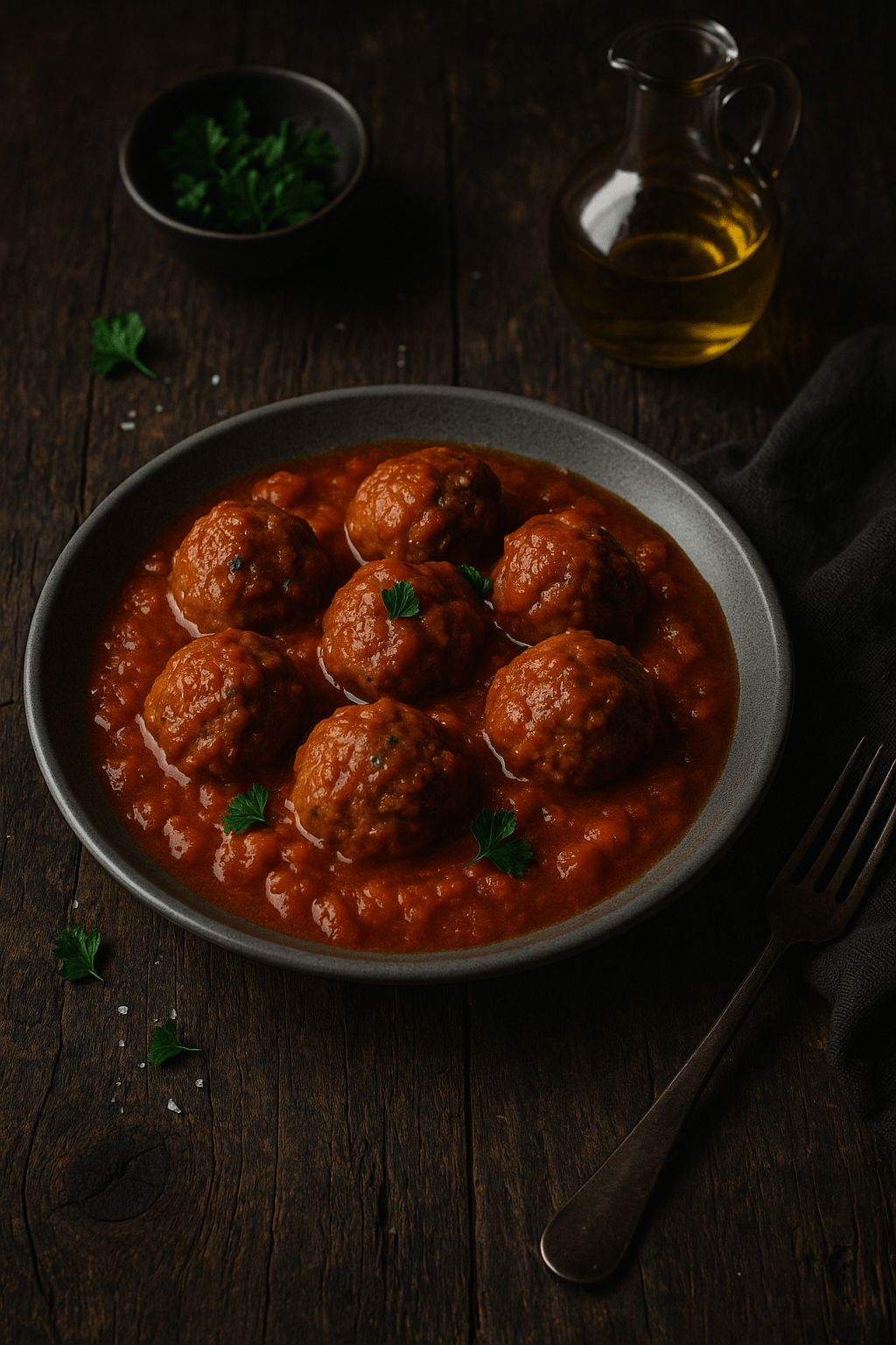 Albóndigas de ternera en salsa&nbsp;casera