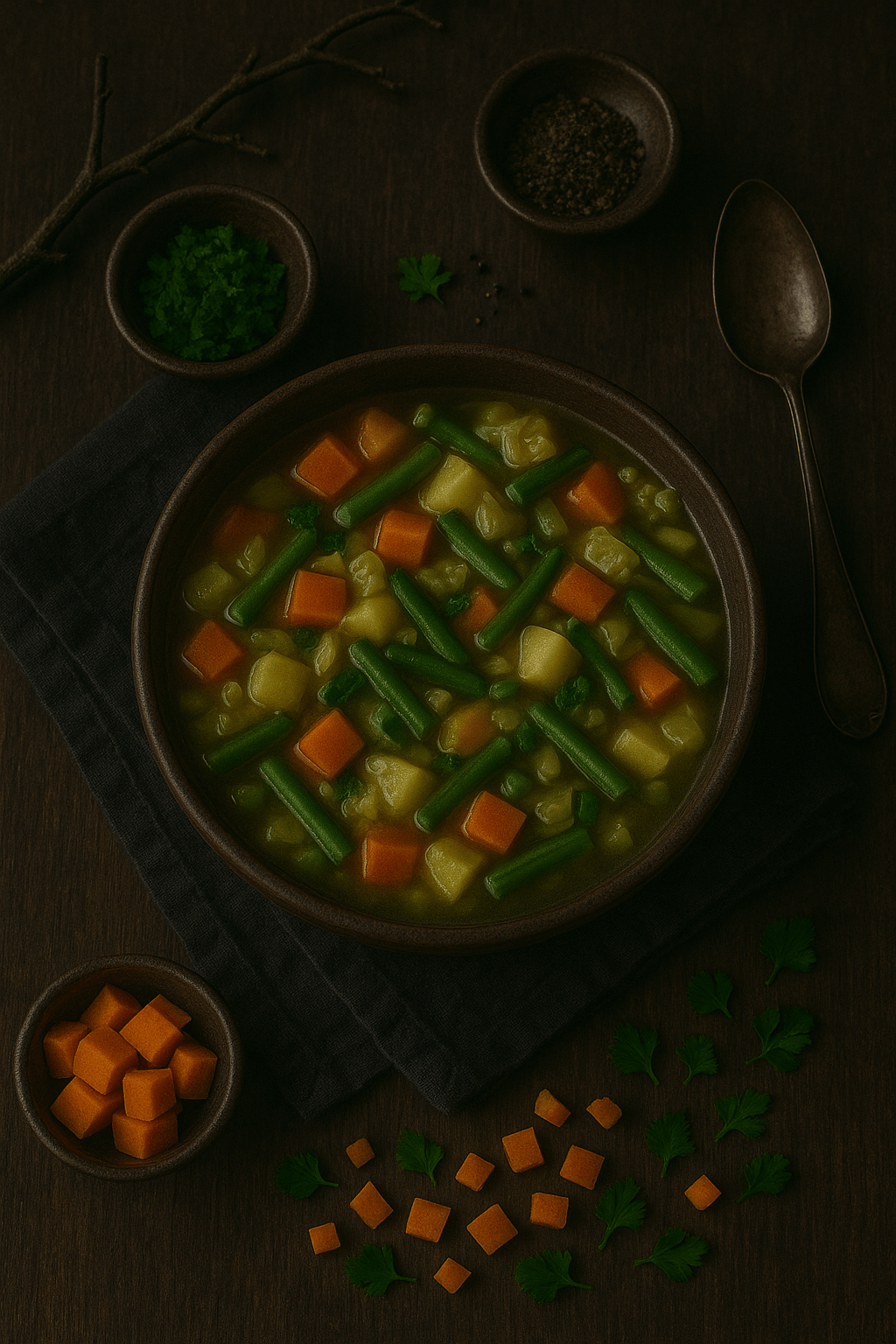 Sopa de verduras de la&nbsp;abuela