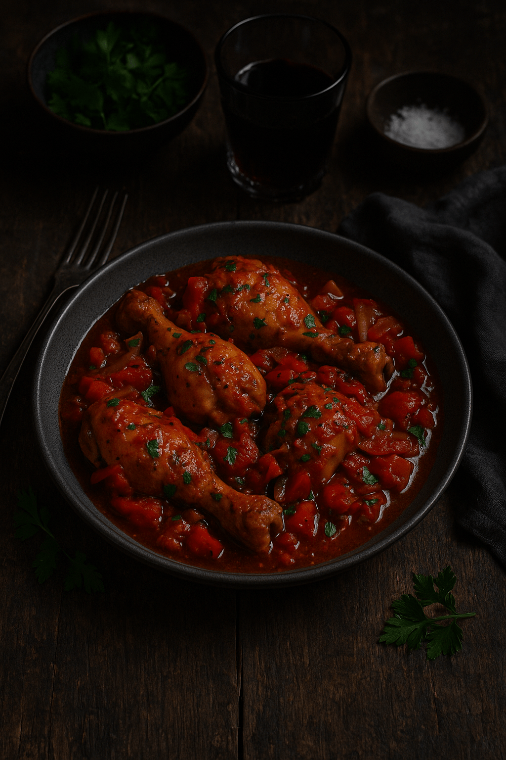 Pollo al chilindrón