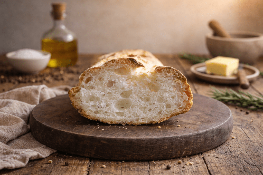 Baguettes crujientes sin gluten