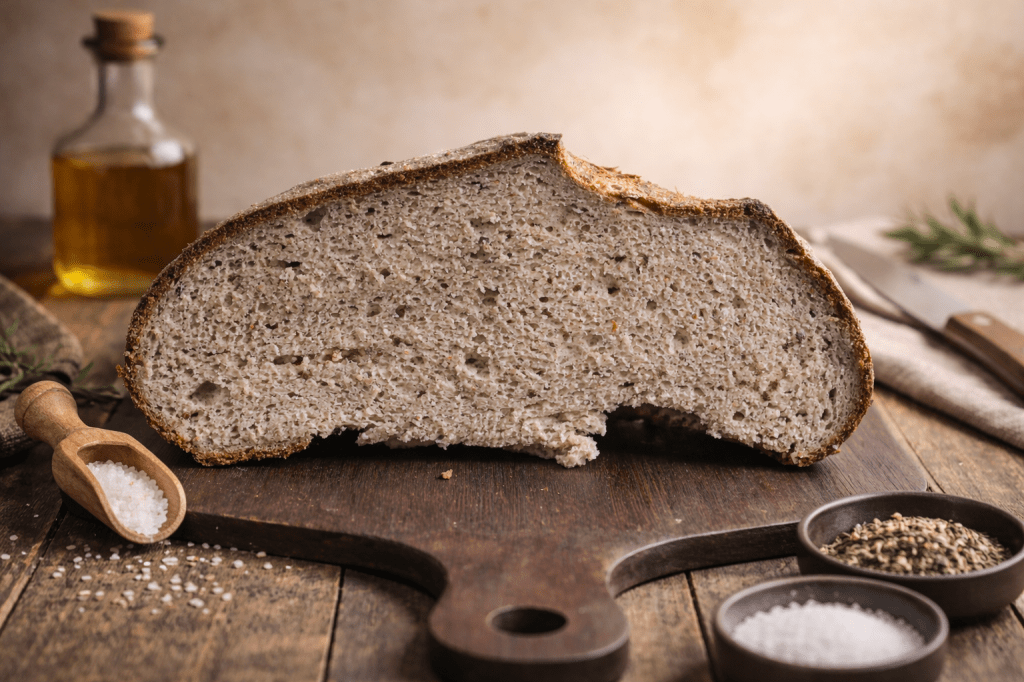 Hogaza de pan sin gluten&nbsp;integral