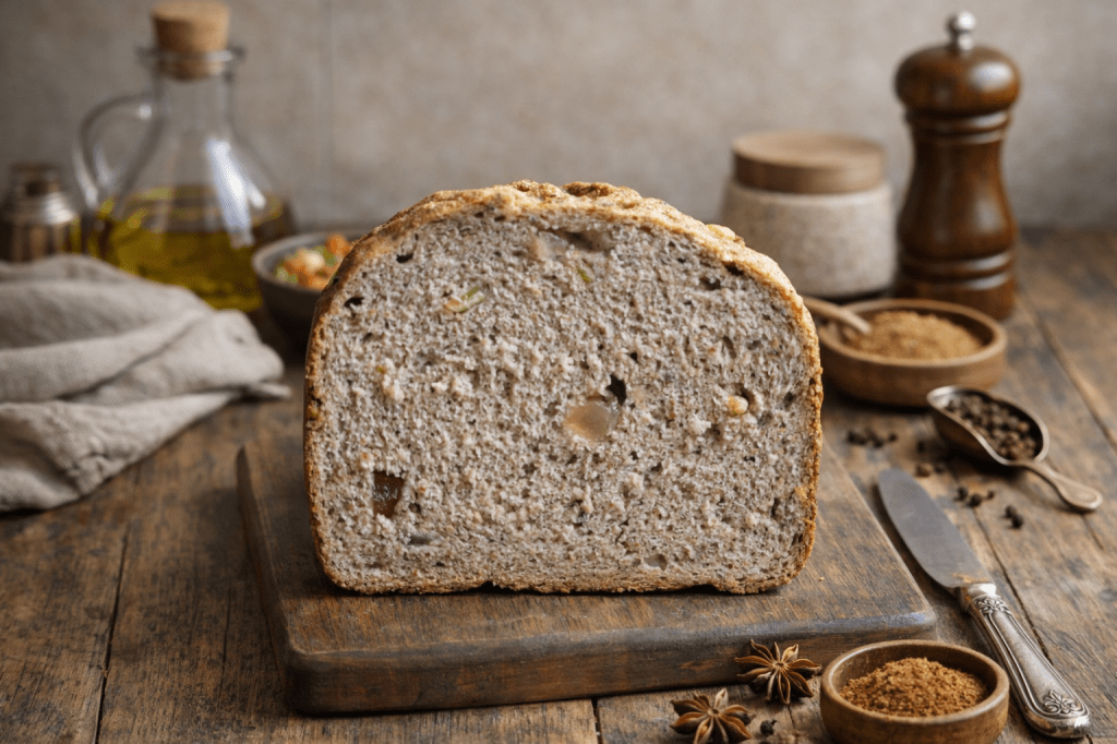 Pan sin gluten número 23 de 50: Pan de frutas confitadas especiado