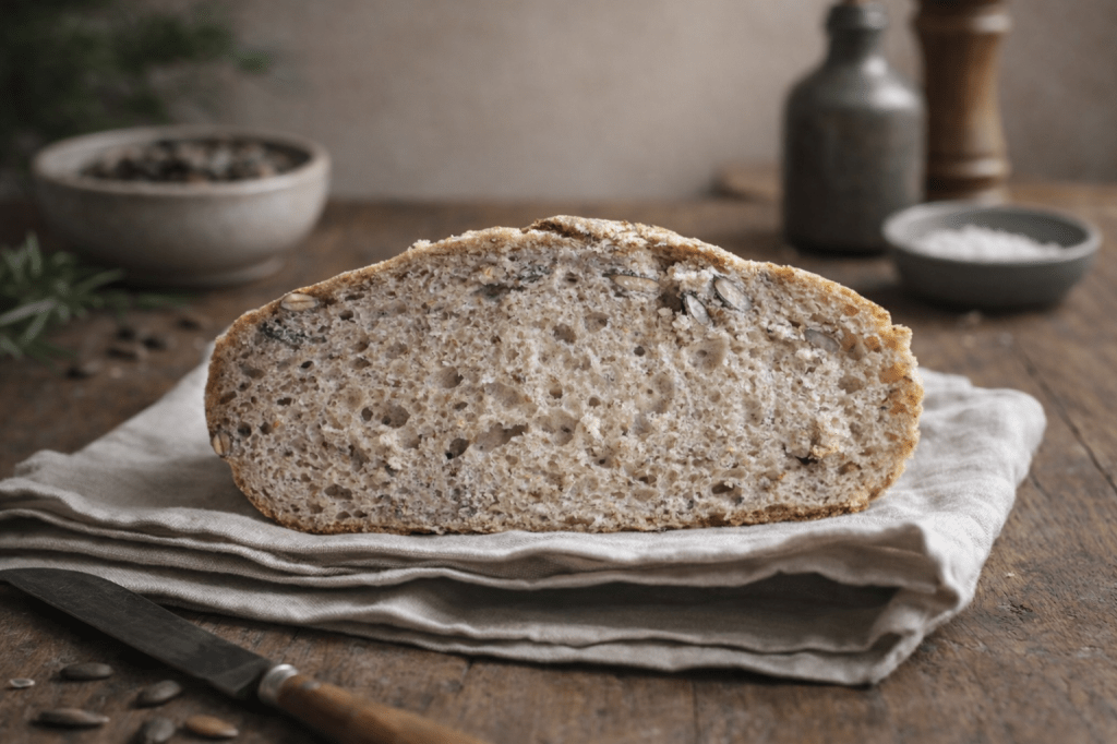 PAN sin gluten número 22 de 50: Panecillos de pipas de calabaza&nbsp;especiados