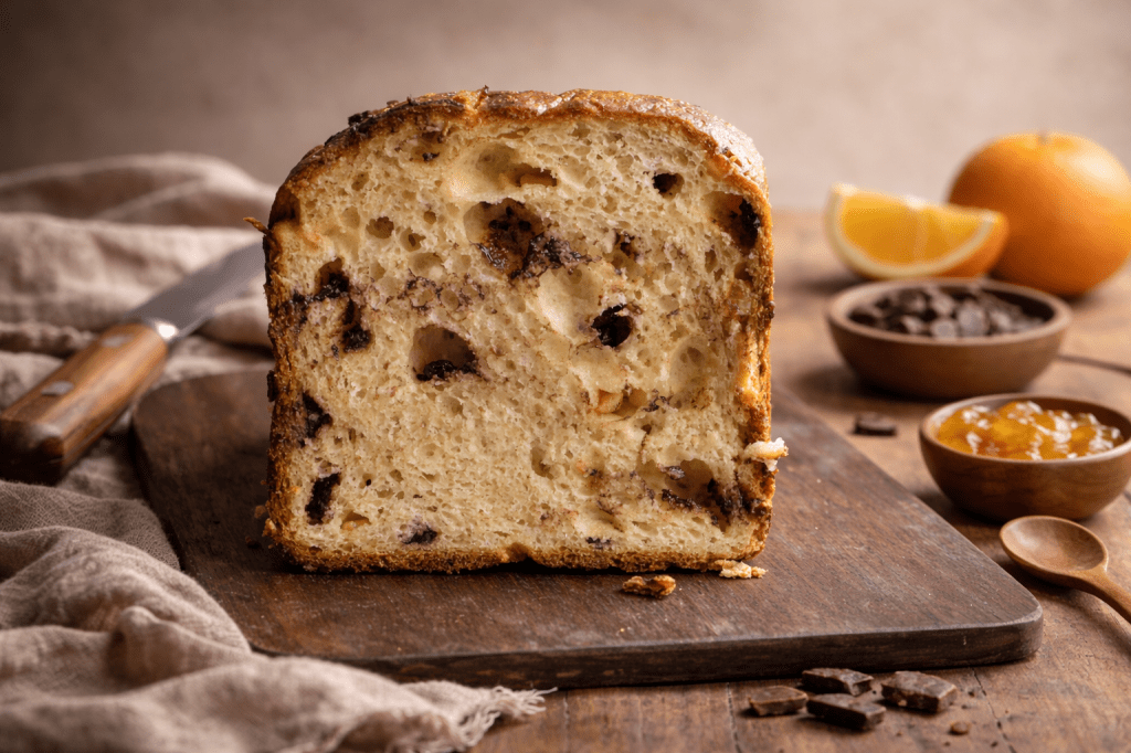 Pan sin gluten número 44 de 50: Pan brioche de naranja y&nbsp;chocolate