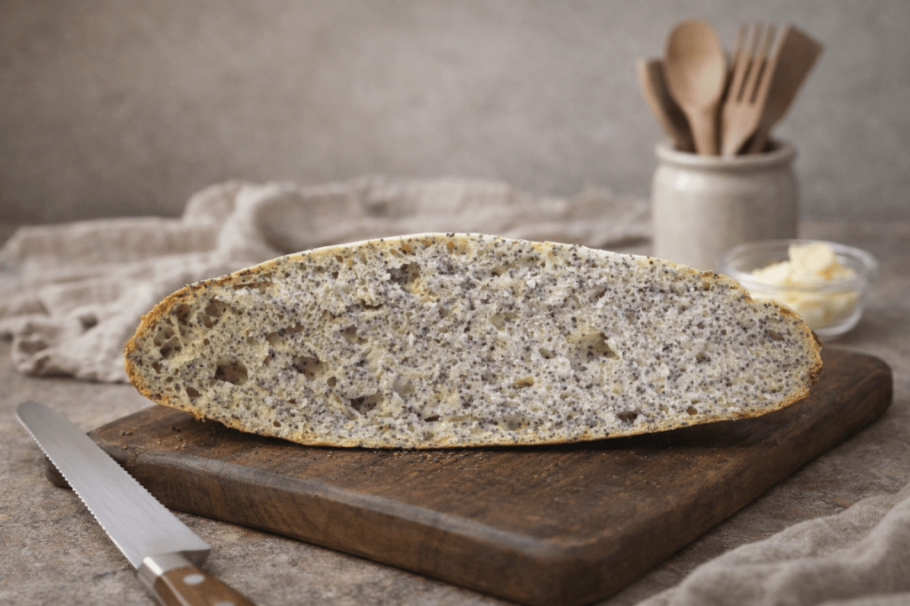 Pan sin gluten número 28 de 50: Panecillos de queso y semillas de&nbsp;amapola