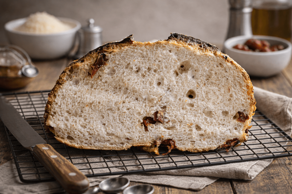 Pan sin gluten número 49 de 50: Pan de tomates secos y&nbsp;parmesano